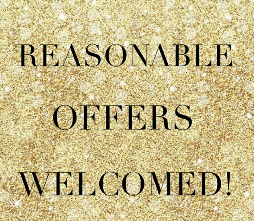 Reasonable offers accepted
